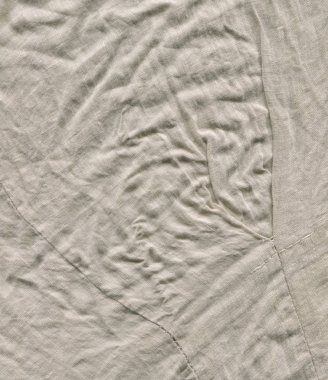 Arka plan için gri keten dokusu. Canva yüzey dokusu