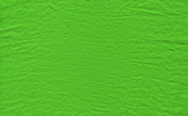 Fundo Textura Linho Verde Superfície Tecido Verde Para Fundo — Fotografia de Stock