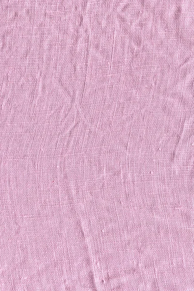 Superfície Textura Rosa Fundo Linho Rosa Tecido Textura Linho Rosa — Fotografia de Stock