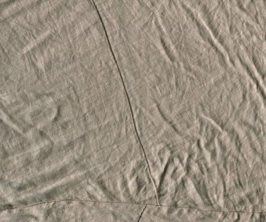 Arka plan için gri keten dokusu. Canva yüzey dokusu