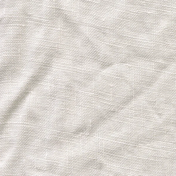 White linen canvas. Natural linen white background