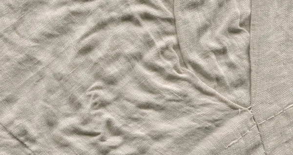 Tekstur Linen Abu Abu Untuk Latar Belakang Kain Tekstur Linen — Stok Foto