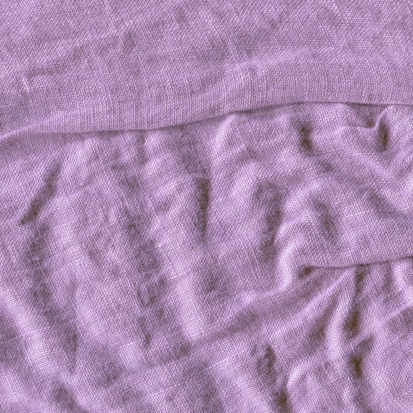 Текстура Лляної Фіолетової Тканини Фіолетовий Тканинний Фон — стокове фото