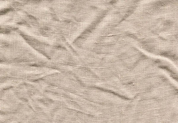 バーラップ グランジ テクスチャ背景 明るいブラウン生地 光の自然なリネンの風合い ダークブラウンのキャンバスの背景テクスチャ — ストック写真