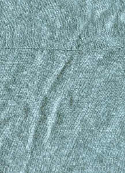 ターコイズ生地背景テクスチャ 繊維原料から青緑色の背景 — ストック写真