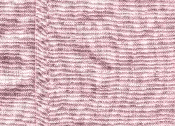 Oberfläche Rosa Textur Rosa Leinenhintergrund Rosa Leinen Textur Stoff — Stockfoto