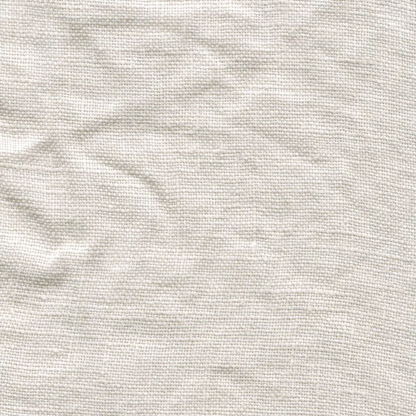白のリネン キャンバス 天然リネン ホワイト バック グラウンド — ストック写真