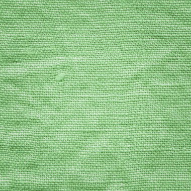 Yeşil keten doku arka plan. Arka plan için yeşil kumaş yüzeyi