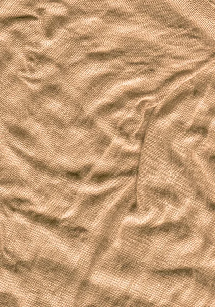 Burlap Grunge Texture Background Light Brown Fabric Light Natural Linen — Stock Photo, Image