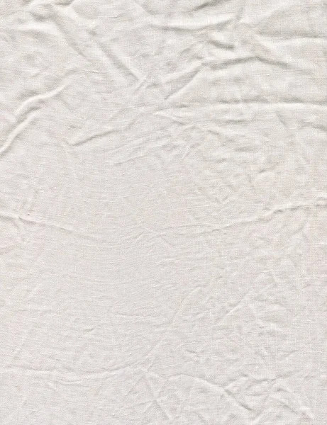 White Linen Canvas White Fabric Texture Natural Linen White Background — Stock Photo, Image