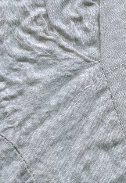 Keten Gri yüzeyi. Arka plan için gri keten dokusu. 