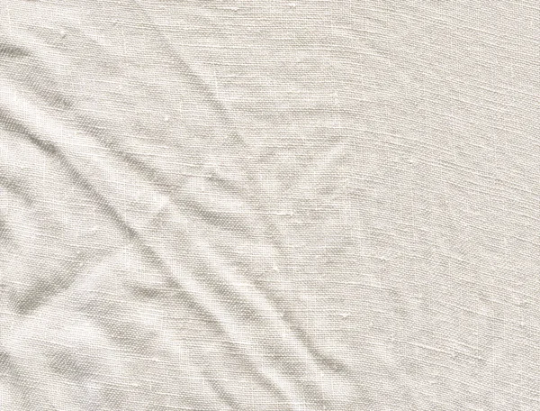 White Linen Canvas White Fabric Texture — Stock Photo, Image