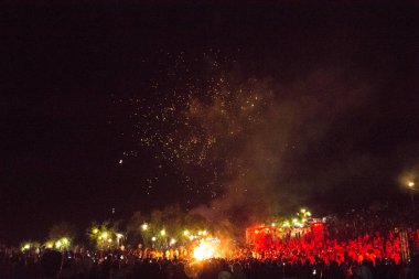 Geleneksel antik bayram Kupala Gecesi.