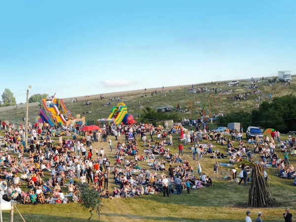 Ivan Kupala's holiday with songs and folk festivals — Stock Photo, Image