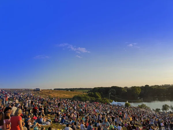 Tradycyjne starożytne święto Kupala Night — Zdjęcie stockowe