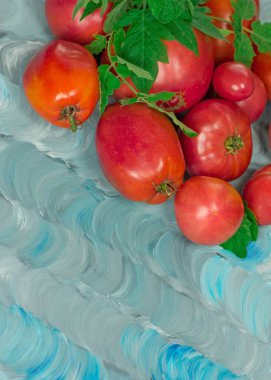 Domates çeşitlerinin adı Cüce Ateş Kuşu tatlısıdır. Taze olgun pembe et domatesi. Domatesler büyük kalp şeklinde 