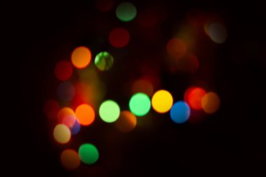 Parıltı odaklı ışık arkaplanı. Bokeh odaklı olmayan arkaplan