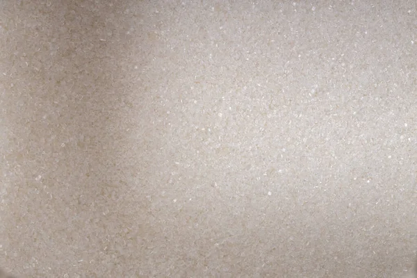 Weiße Kristallzuckerkörner Textur — Stockfoto