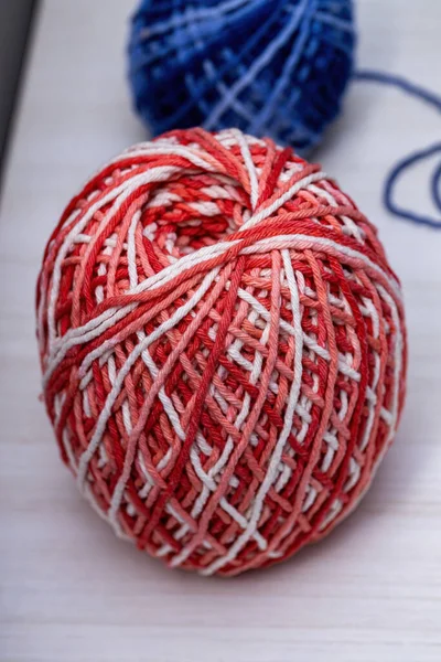 Crochet Thread Selective Focus — Stock Photo, Image