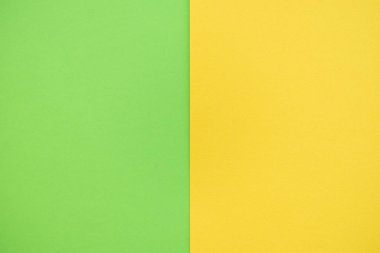 Kağıt arka plan iki renk sarı ve yeşil.