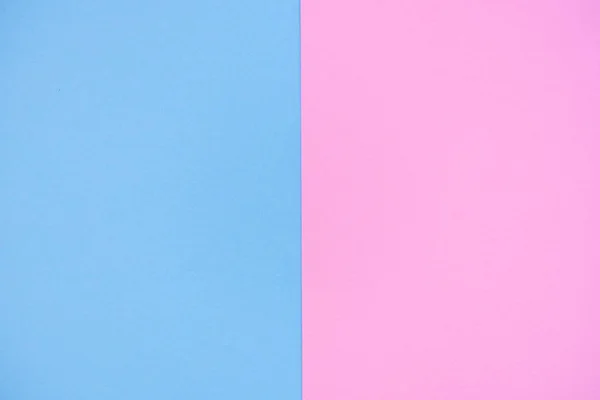两种颜色的纸张背景粉红色和蓝色. — 图库照片