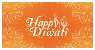 Happy Diwali renk vektör Tema