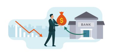 Ekonomik kriz ve iş adamlarına hükümet ve merkez bankalarından para yardımı yapılıyor