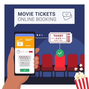 Online sinema biletleri rezervasyonu