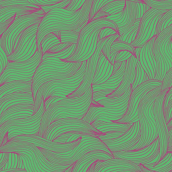 Abstrakta Färgstarka Mönster Med Blad Sömlös Blommig Bakgrund Vektorillustration — Stock vektor