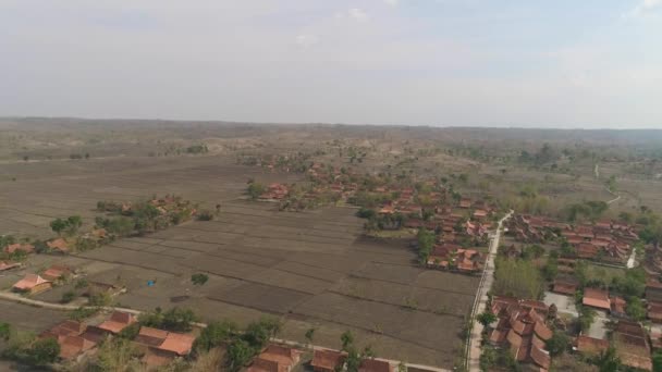 Сельскохозяйственный ландшафт Индонезии. — стоковое видео