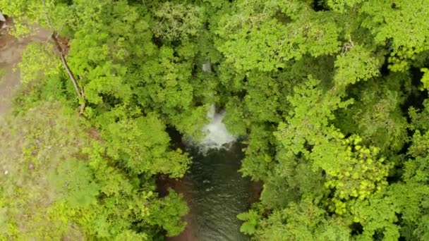 Hermosa cascada tropical Camiguin, Filipinas. — Vídeo de stock