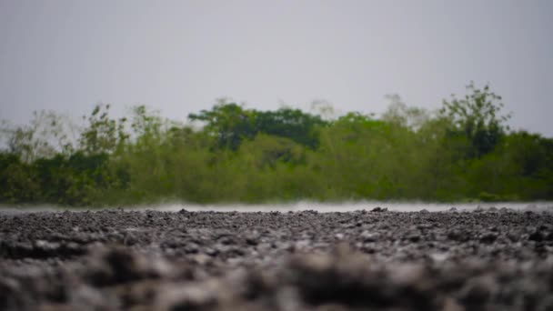 Volcán de lodo Bledug Kuwu, Indonesia — Vídeos de Stock