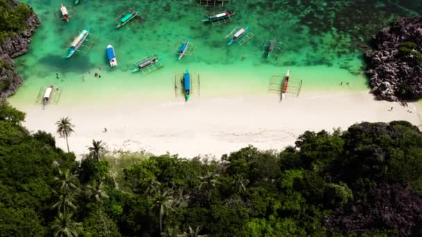 Caramoan Islands, Matukad, Filippine. — Video Stock