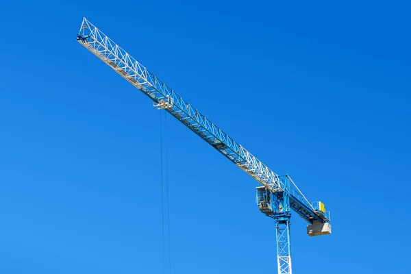 Heavy Duty Construction Crane Blue Sky — Stock Photo, Image