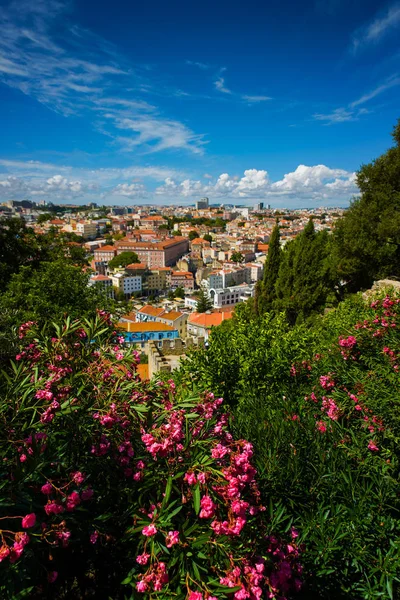 Fortaleza San Jorge Vista Lisboa Portugal Castelo Sao Jorge —  Fotos de Stock