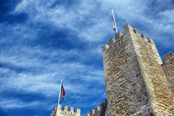 Saint George Kalesi Lizbon Portekiz (Castelo de Sao Jorge) görmek)
