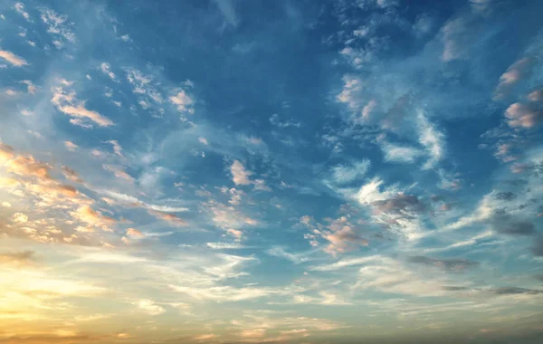 Захід Сонця Блакитне Небо Сутінкова Хмара Ліцензійні Стокові Зображення