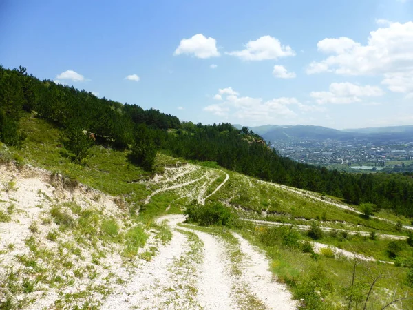 Borgustan Chaîne Montagnes Russie — Photo