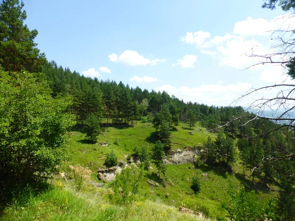 Montagna Borgustan Russia — Foto Stock