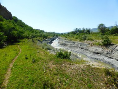 Rusya 'nın güneyindeki Podkumok nehri.