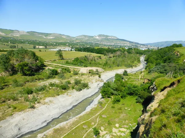 Rivière Podkumok Dans Sud Russie — Photo