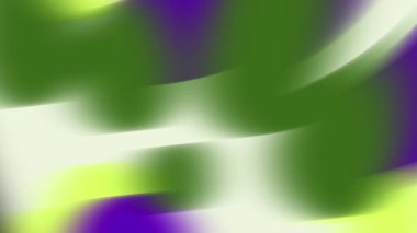 Bulanık yeşil mor kıvrımlı sarı ve krem rengi soyut arka plan pazarlama malzemeleri, web sitesi afişleri ve sosyal medya grafikleri için uygundur.