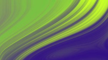 Yeşil sarı ve mor renkli kıvrımlı çizgiler. Soyut arka planlar, modern tasarımlar, sanatsal projeler, renkli temalar için uygun.