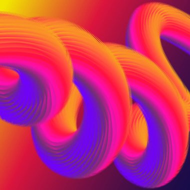 Modern Gradyan Akımı ile Soyut Akışkan Turuncu Arkaplan