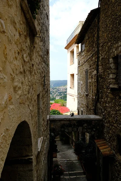 Den Medeltida Staden Saint Paul Vence Frankrike Land Konstnärer Och — Stockfoto