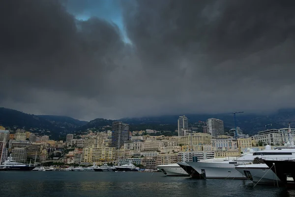 The port of montecarlo full of yachts — Stock Photo, Image