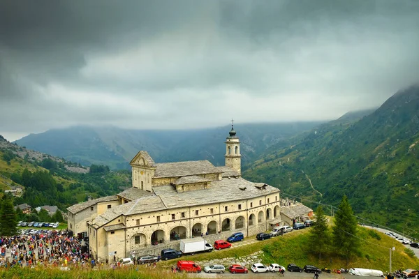 Ιερό του Castelmagno στο Cuneo, στα όρη Πεδεμοντίου — Φωτογραφία Αρχείου