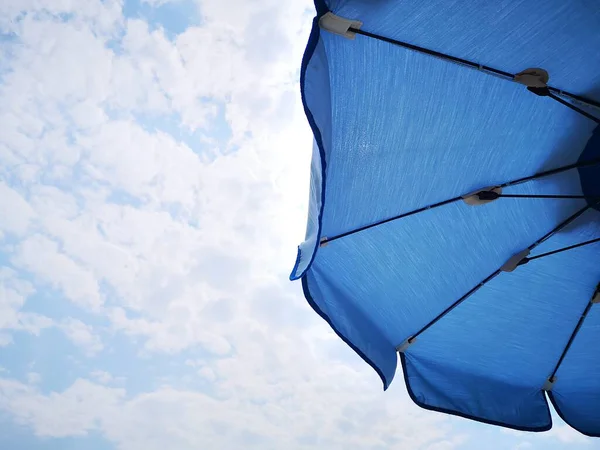 Geometries Umbrellas Deckchairs Italian Beaches Liguria Time Coronavirus — Stock Photo, Image