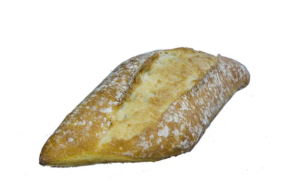 Brood Met Witte Achtergrond — Stockfoto
