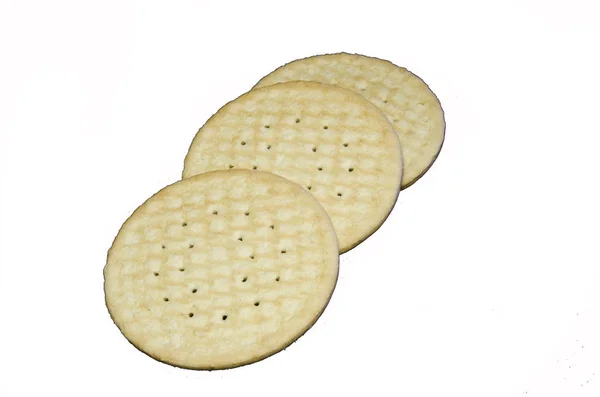 Biscoitos Castanhos Para Lanche — Fotografia de Stock